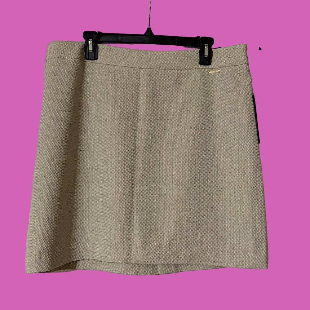NWT Nine West Elegant Beige Skirt XL